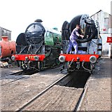 SK5419 : Great Central Railway Depot, Loughborough by Dave Hitchborne