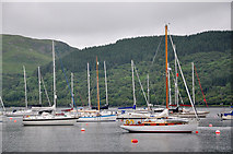 NM8104 : Yachts in Loch Craignish by Stuart Wilding