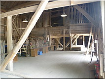 TQ8125 : Inside the Great Barn at Great Dixter by Marathon