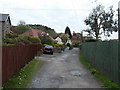 Kingsbury Place between fences, Llwydcoed