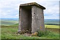 NT4807 : Concrete shelter near Penchrise Pen by Jim Barton