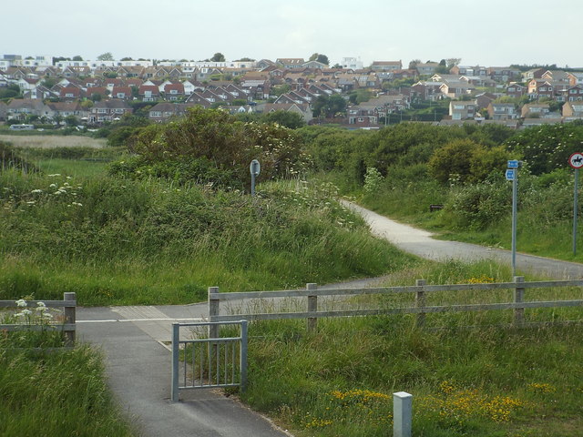 Cycle path near Weymouth