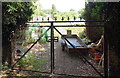 Entrance gates, Churchend Nurseries, Eastington