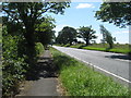 A6 road heading south towards Cabus