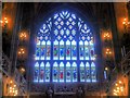 SJ8398 : The Secular Window, John Rylands Library by David Dixon