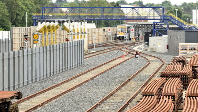 Railway sidings, Adelaide, Belfast (July 2014)