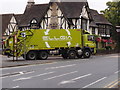 Recycling Lorry at the Gordon Arms public house