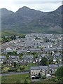 SH7045 : View across Blaenau Ffestiniog by Andrew Hill