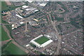 Rugby ground and Express Lift Tower, Northampton: aerial 2014