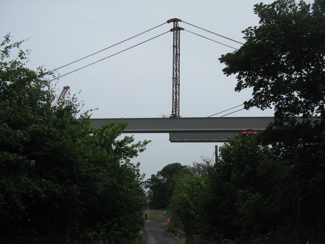 The approach viaduct crosses Society Road