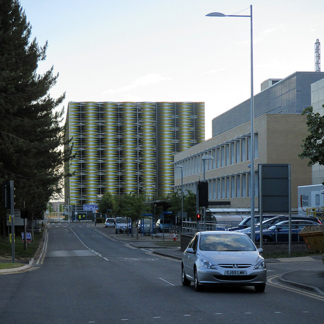 Addenbrooke's Hospital: nearing the new car park