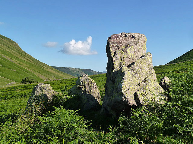 Boulders in the Pass of Dunmail Raise