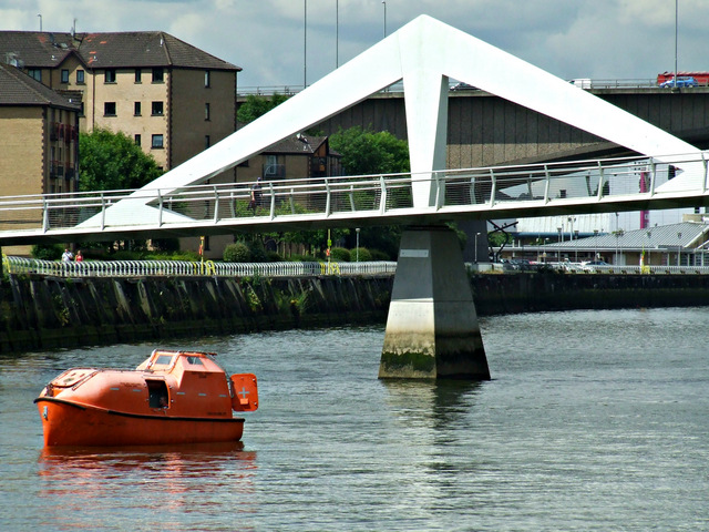 Lifeboat on the Clyde in Glasgow