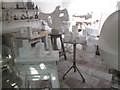 SW5140 : Barbara Hepworth's plaster carving workshop  by David Hawgood