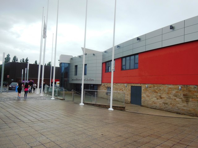 The Entrance to Gateshead International Stadium