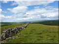 NS9701 : March fence on Earncraig Hill by Alan O'Dowd