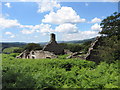 The derelict Ffwrwm Farm near Machen