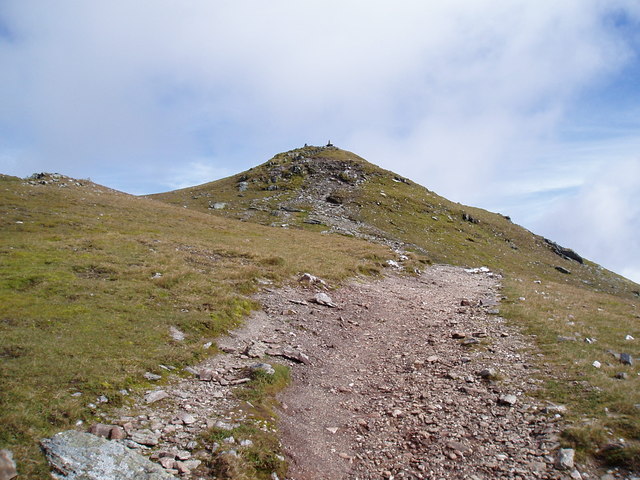 Path to the summit of Ben Lawers