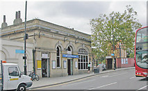 TQ2578 : West Brompton Station, entrance by Ben Brooksbank