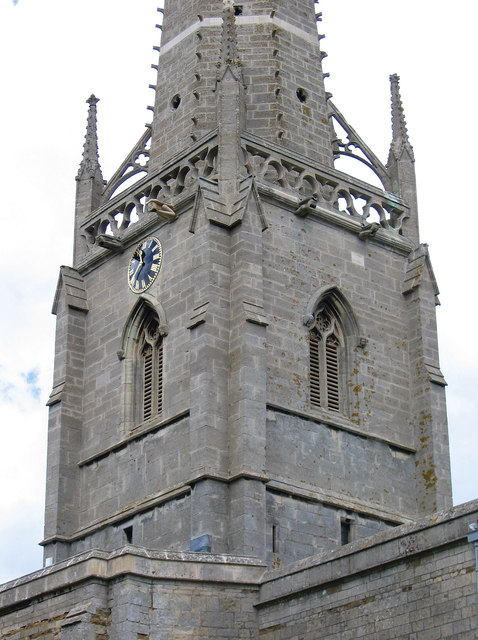 Caythorpe - St Vincent Church - base of spire