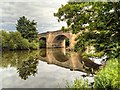SE2281 : River Ure, Masham Bridge by David Dixon