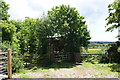SW5433 : Field entrance hub at Tregethas Farm by Bill Boaden