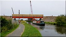 SD4764 : New Temporary Bridge Over Lancaster Canal by Rude Health 