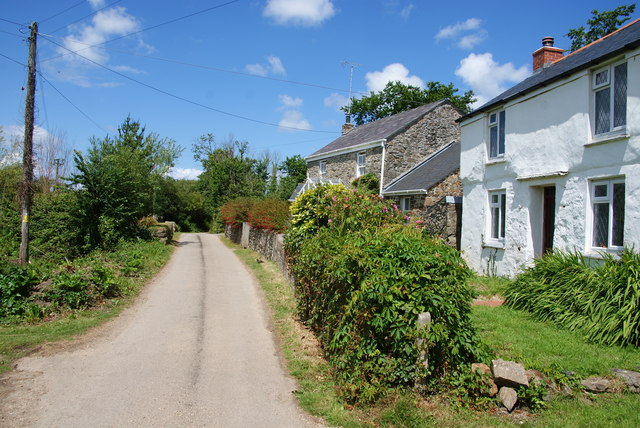 Cottages On The Green Lane, St Erth © Bill Boaden :: Geograph Britain 