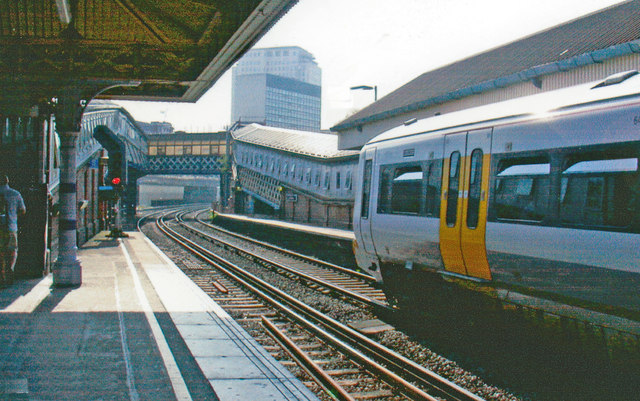 Waterloo East Station, view west towards Charing Cross