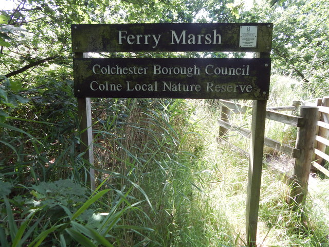 Ferry Marsh sign