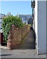 South end of Sun Lane from Somerset Place, Teignmouth