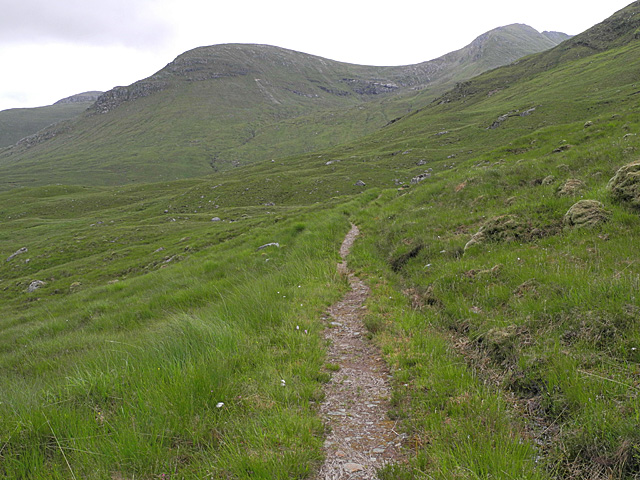 Stalker's path at the foot of Druim Coire nan Eirecheanach