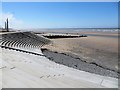 SD3143 : Cleveleys beach and sea wall by Phil Platt