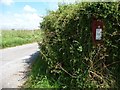 Post box at the junction of Old Park and Tegg Down Roads