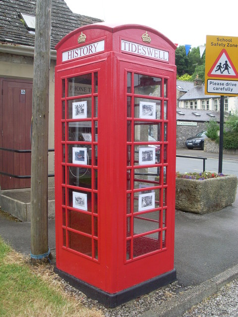 Red Telephone Box, Tideswell