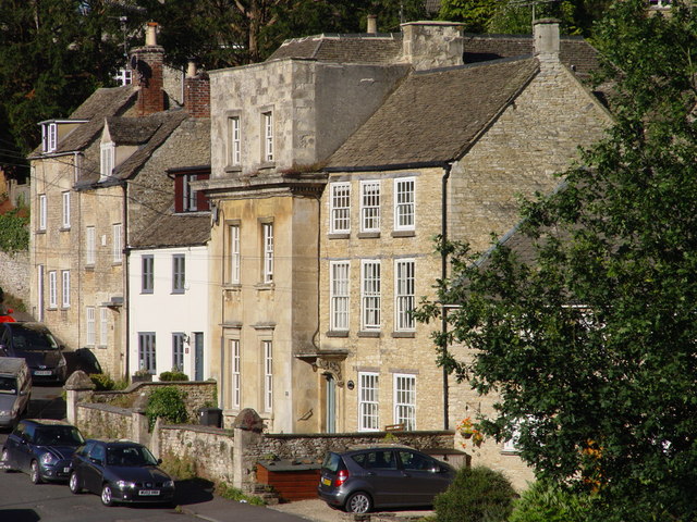 Houses on Gumstool Hill Tetbury