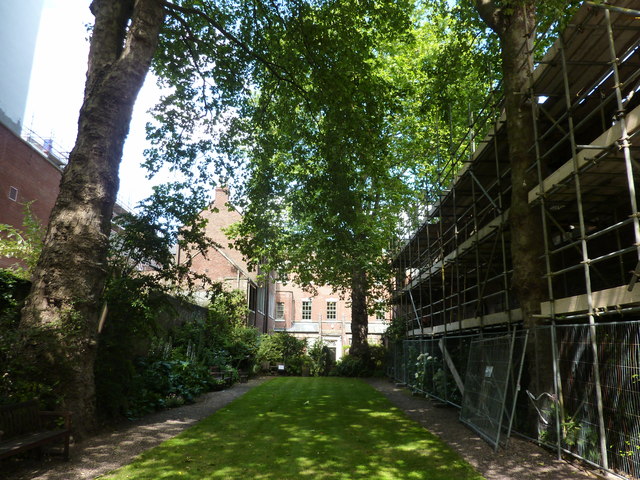 Bromley House Library walled garden