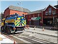 Wyndham Carpets and a foodbank in Bridgend