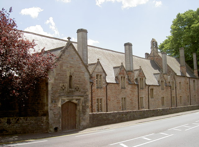 The old almshouses