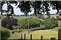 SX8364 : Fields by the A381 near Bow Grange by Robin Stott