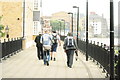 View along the Thames Path towards Bermondsey