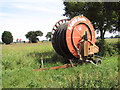 Irrigation equipment parked on Gipsies Lane