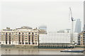 View of the Walkie Talkie from the Thames Path