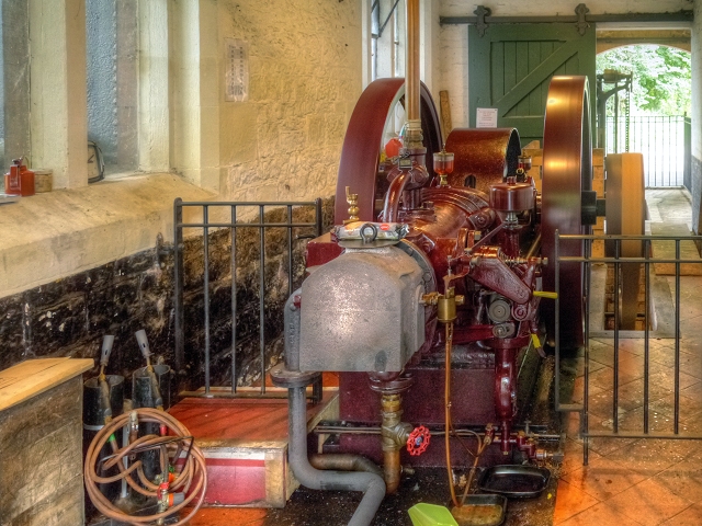 Hornsby-Akroyd Engine at Speke Hall Home Farm