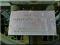 SU6385 : Commemorative plaque, Ipsden well by Alan Murray-Rust