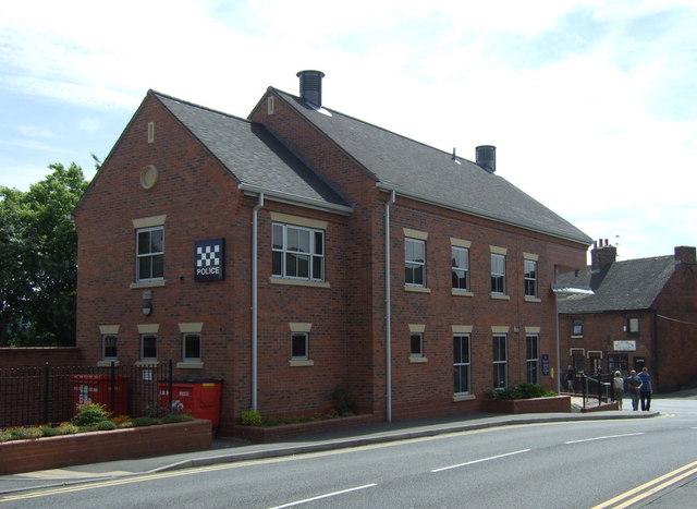 Cheadle Police Station © JThomas :: Geograph Britain and Ireland