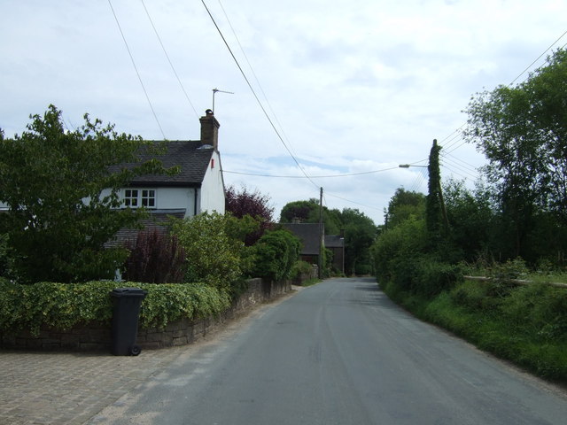 Minor Road Towards Hollington Village © Jthomas Geograph Britain And