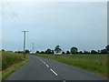 The unfenced Ipswich Road (B1089) near Charsfield