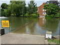 Ford over lake near JCB factory