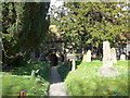 St Andrew, Letcombe Regis: churchyard (a)